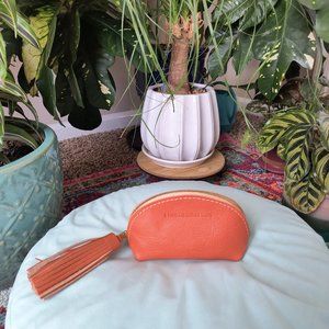 Portland Leather Goods Almost Perfect Taco Tassel Pouch Satsuma - New